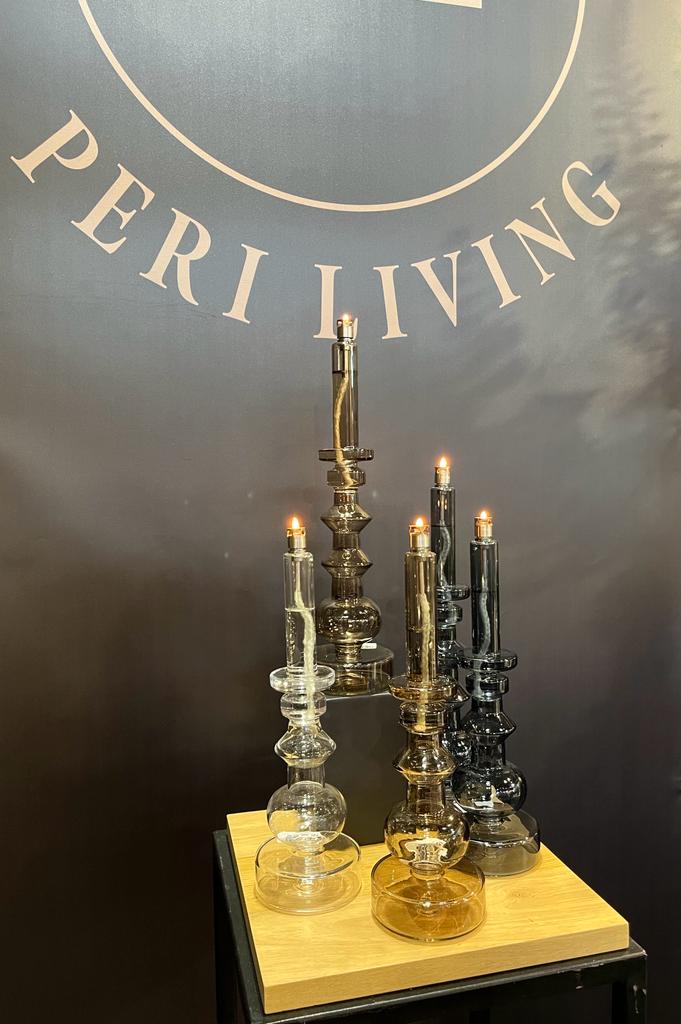 Olielamp | Kandelaar Champagne Beige
