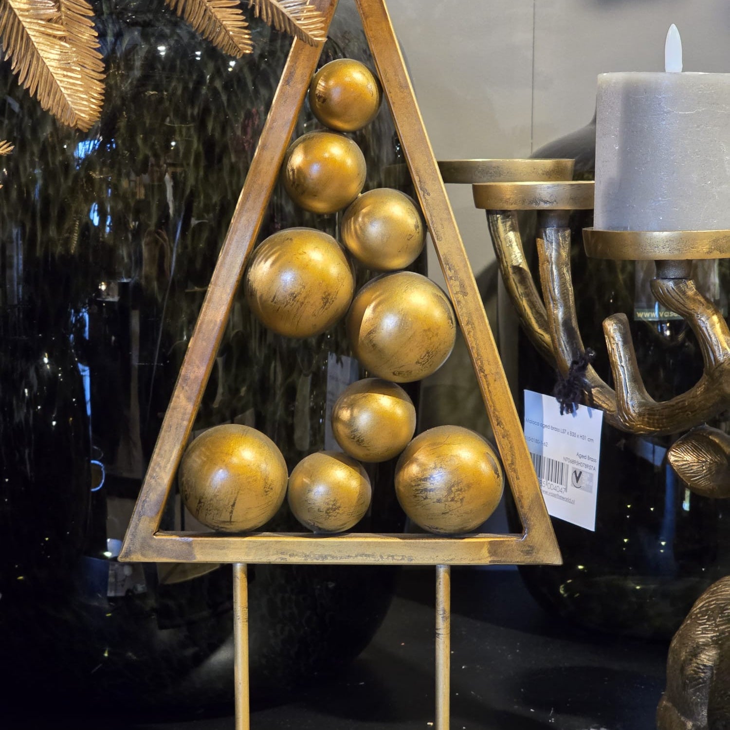 Ornament | Marapi aged brass