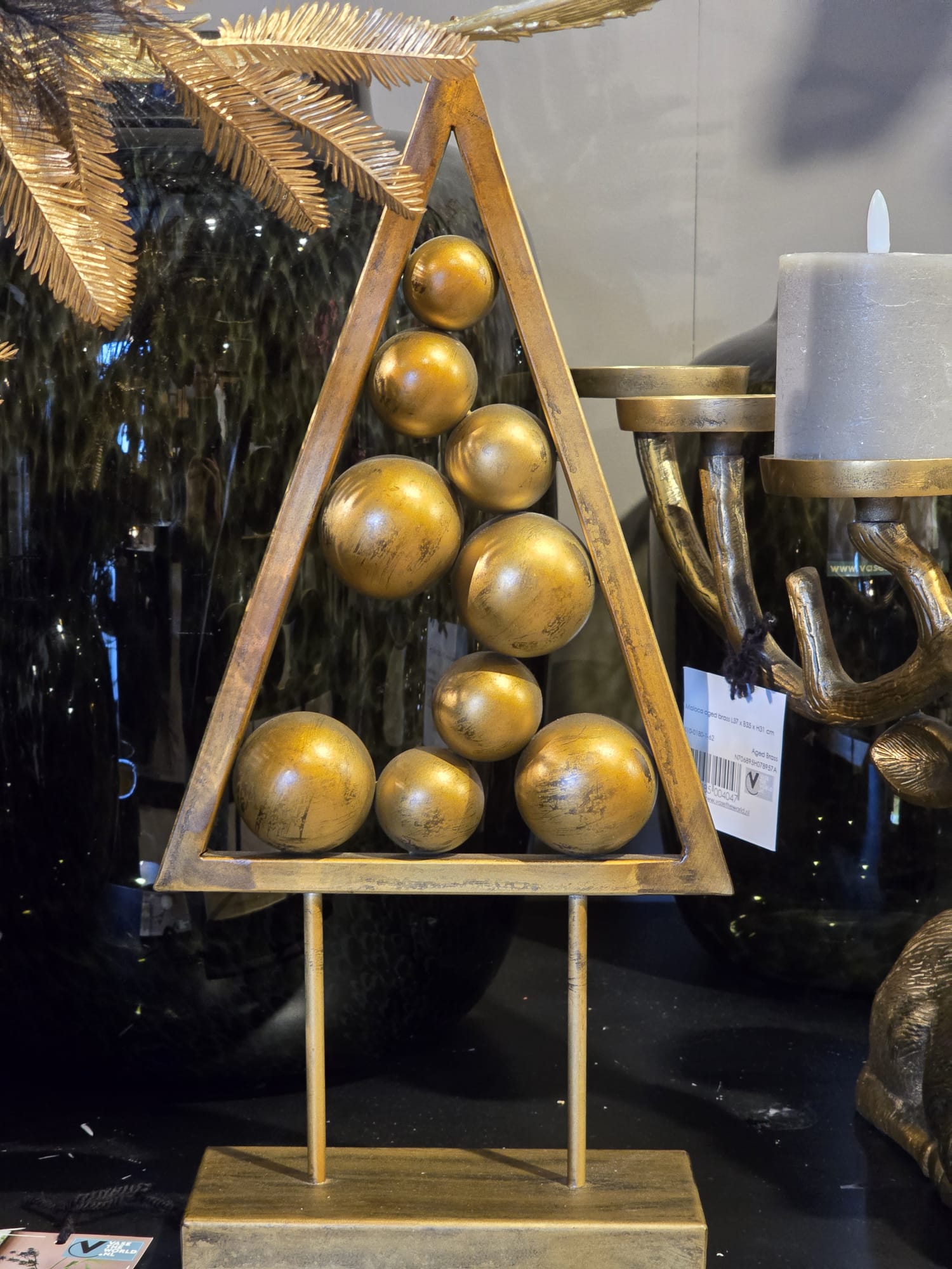 Ornament | Marapi aged brass