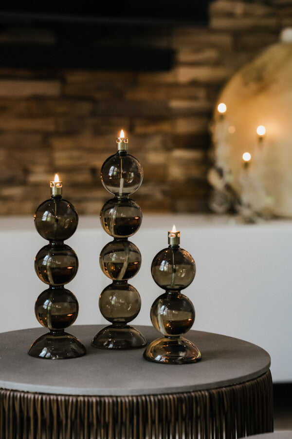 Olielamp | Collier champagne brass