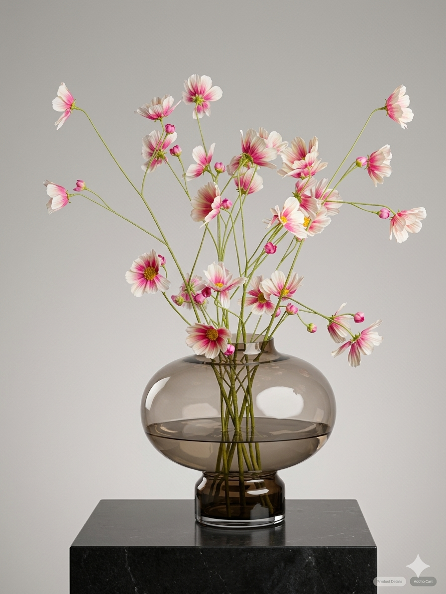 Vase | Round vase on stand
