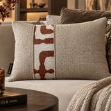 Sierkussens | BRONS Estoi brique stripe