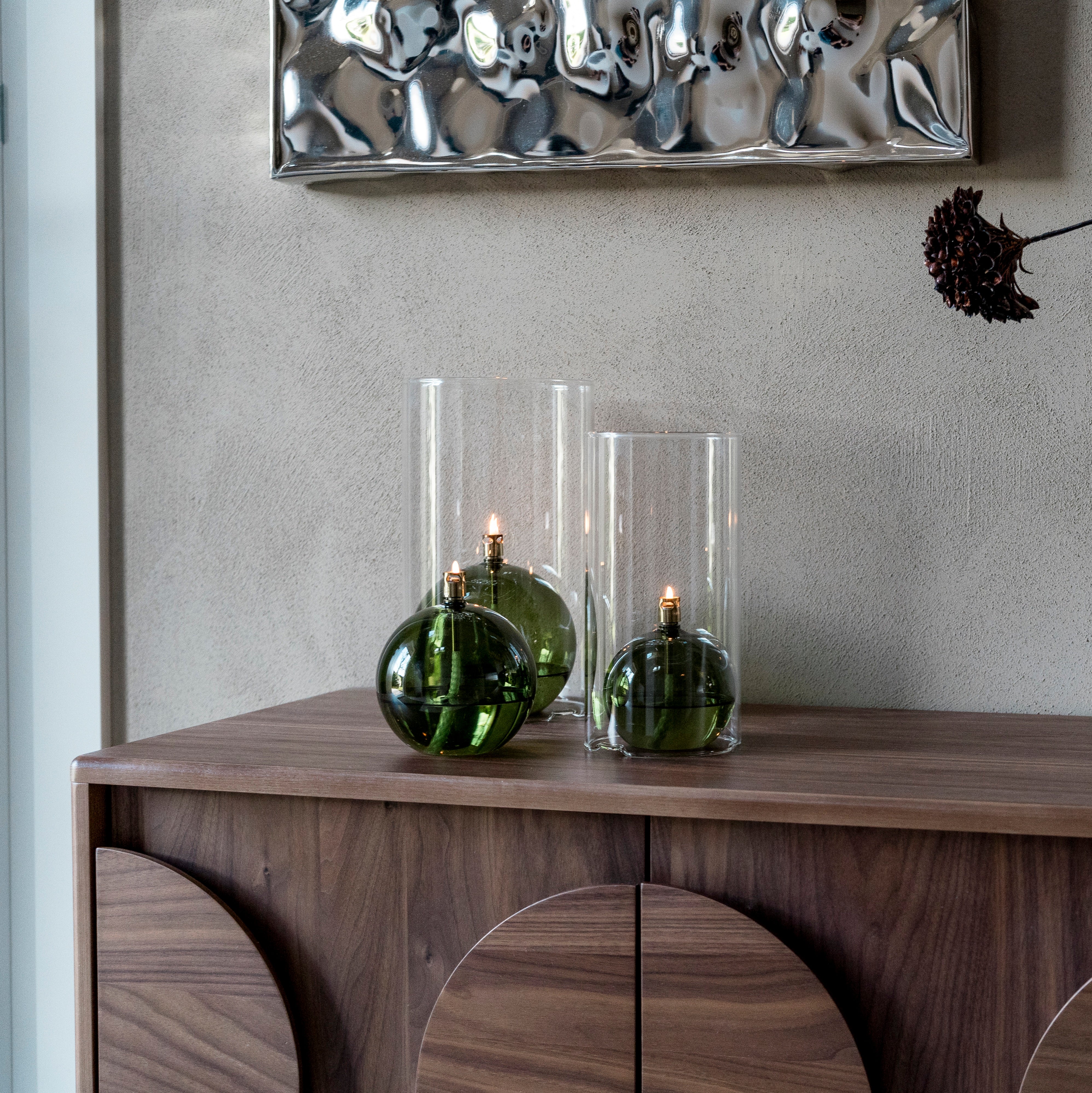 Olielamp | Green Rond