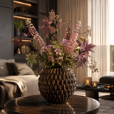 Bloemenarrangement | PURE by JASACO in Bubble Marron vaas- Hotel Stijl